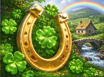 Illustration zum Spielmotiv von 4 Fortune Clovers