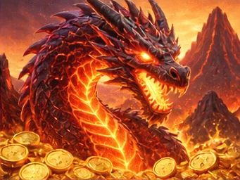 Illustration zum Spielmotiv von Lava Power: Hold The Spin