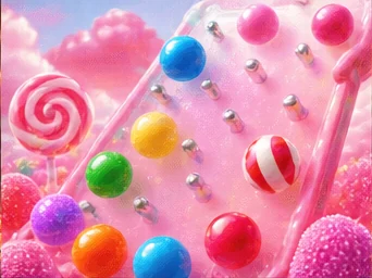 Illustration zum Spielmotiv von Sugar Plinko